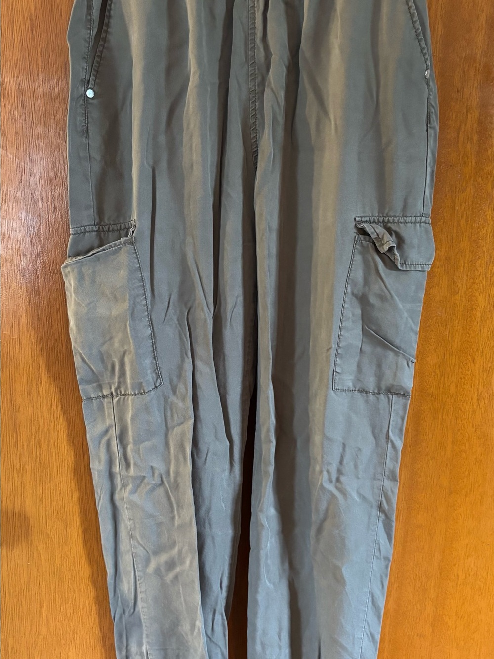 Dynamite Olive Cargo Jumpsuit Pants